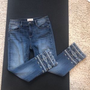 Trendy DRIFTWOOD Cropped Jeans with frayed hems